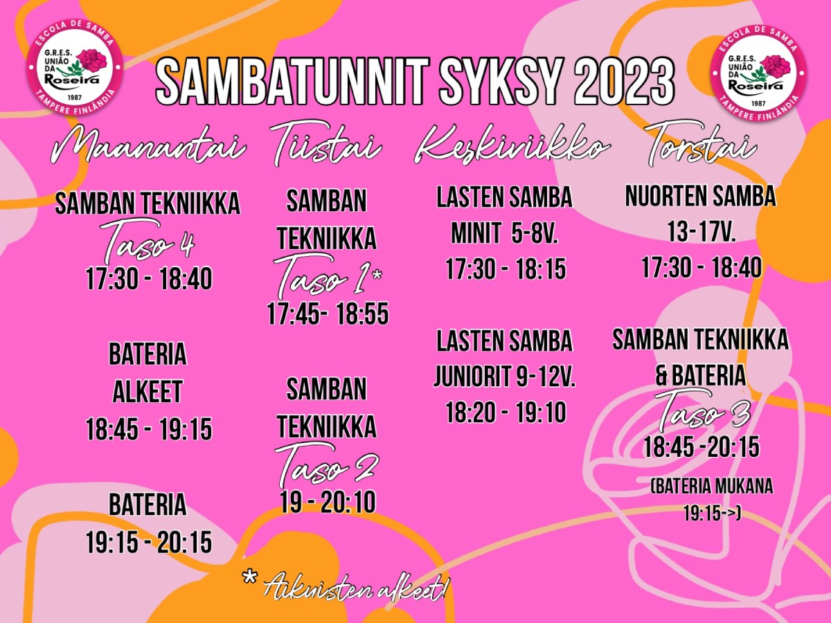 Syksyn 2023 lukujärjestys on&nbsp;julkaistu